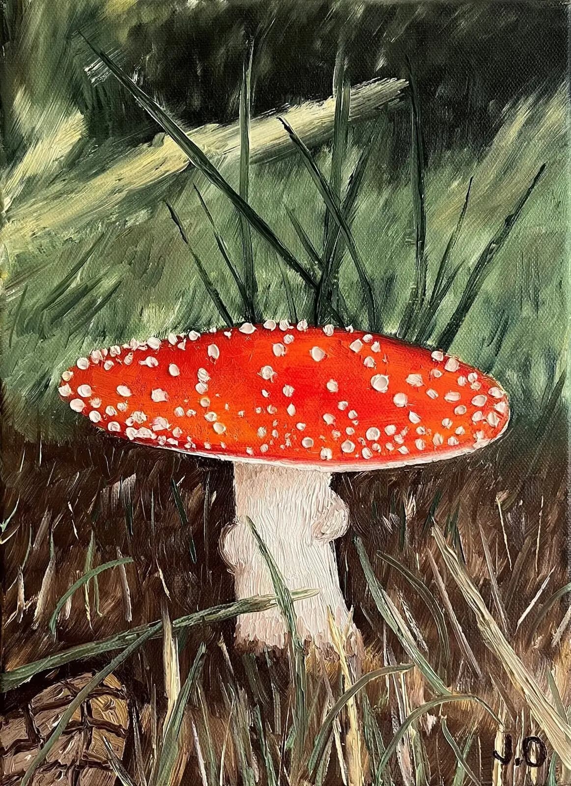 Röd Flugsvamp - Konstverk av Jonny Eriksson
