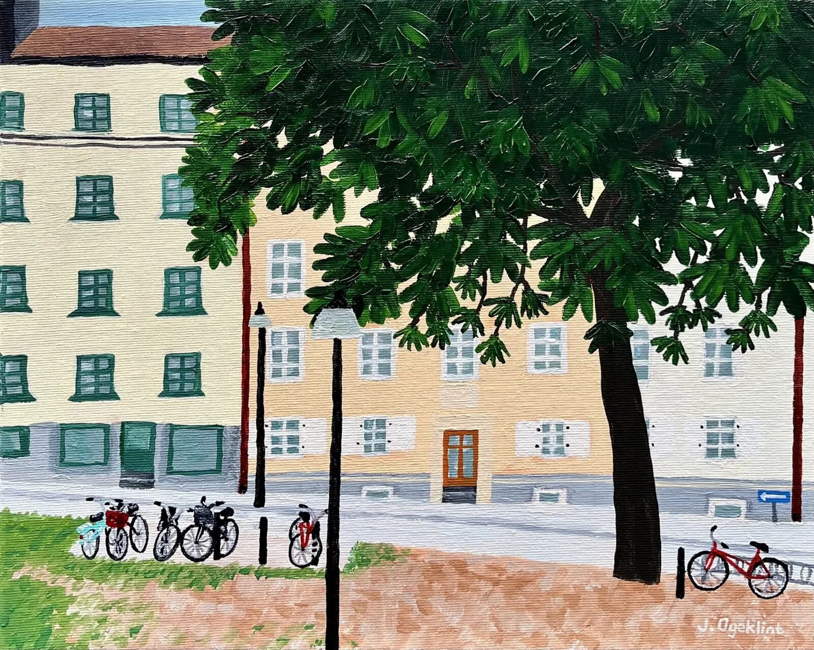 Rödabergsgatan - Konstverk av Jonny Eriksson